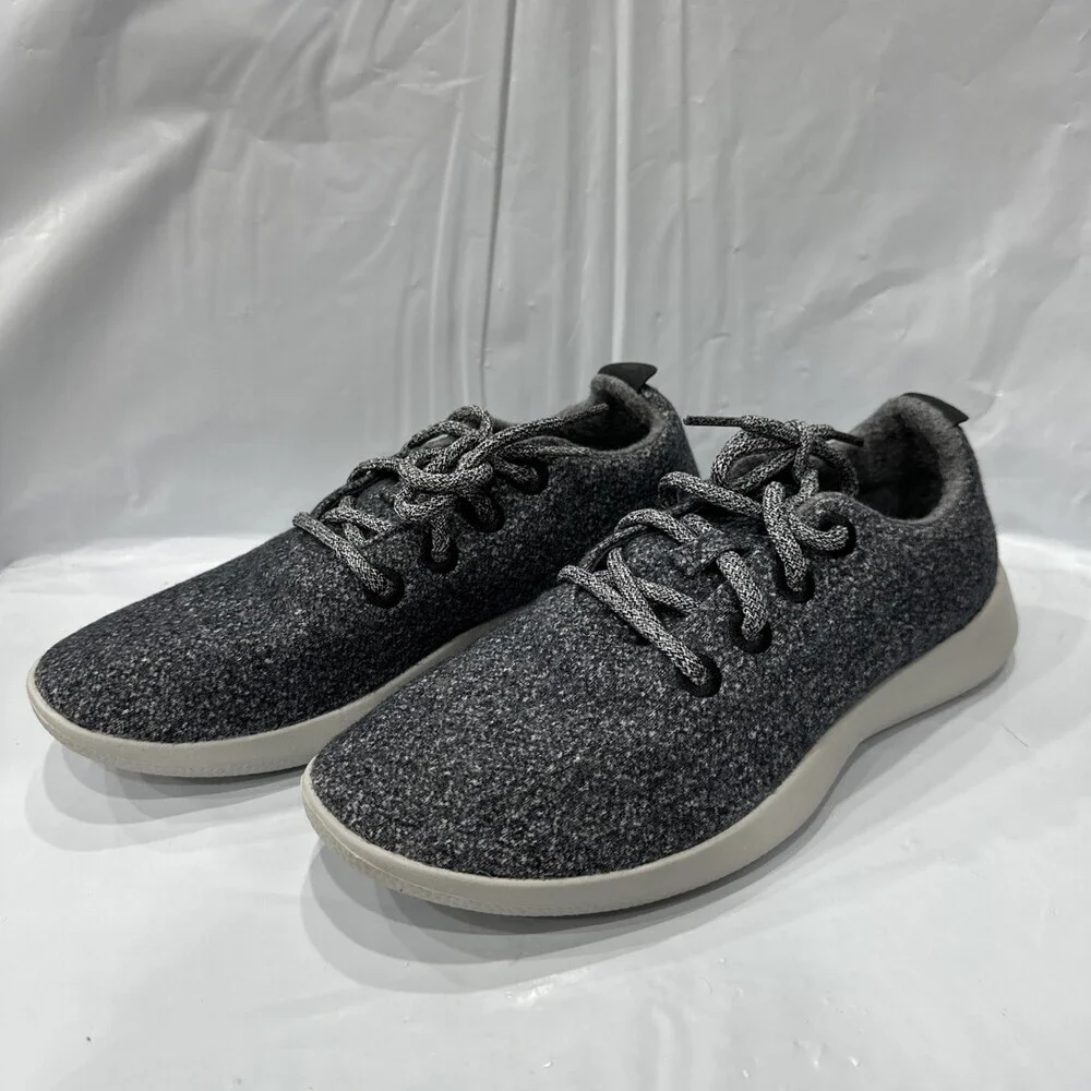 Allbirds Wool Runners Sneakers Men's US 8 Natural Gray Running Shoes EBS1204